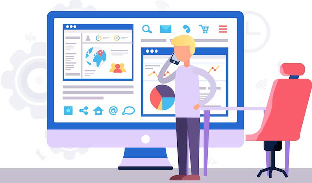 Web Design Illustration